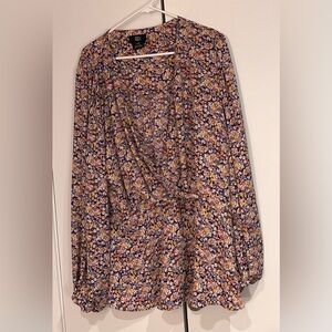 CCX floral blouse. Size L/20